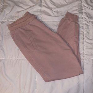Ash pink sweatpants